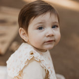 Baby Bib - Sweet Meadow Ruffle Bib