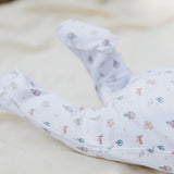 Double zipper footed onesie - Voyage