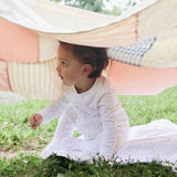 Double zipper footed onesie - Tiny treasures